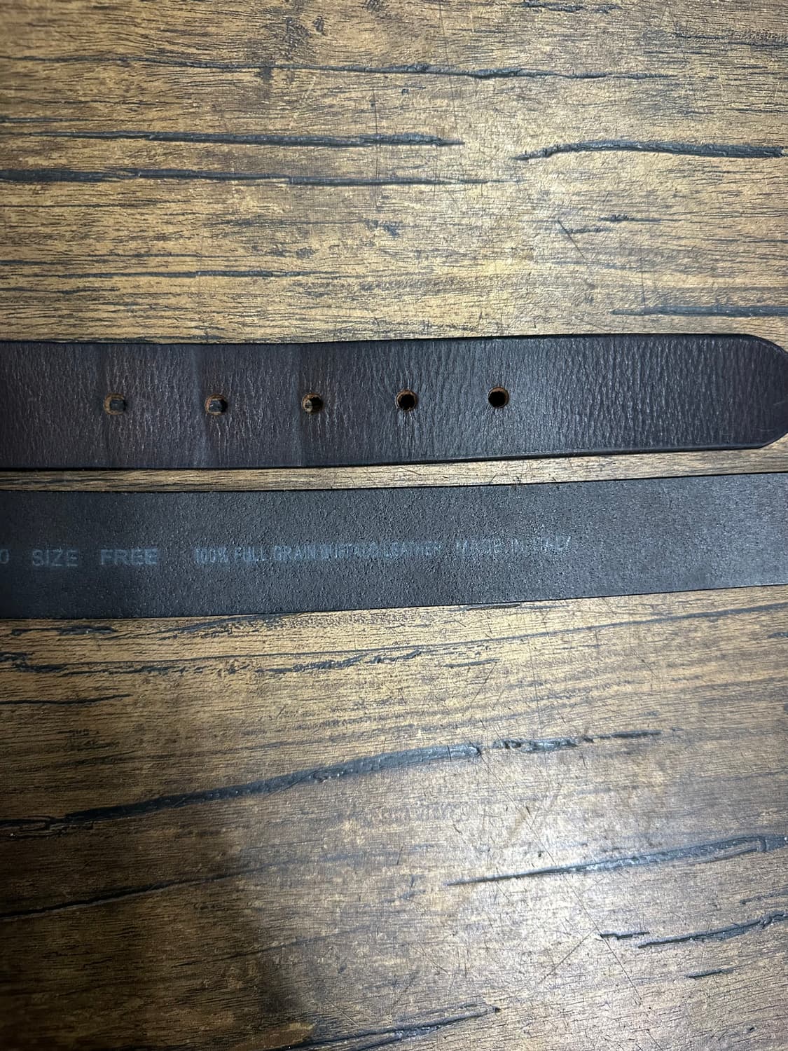 리바이스 LEVIS  브라운 소가죽 벨트 블랙 버클 상품이미지6