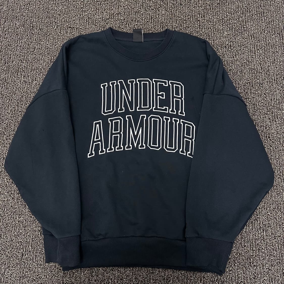 언더아머 맨투맨 추리닝 바지 트레이닝 세트 블랙 M 상품이미지2