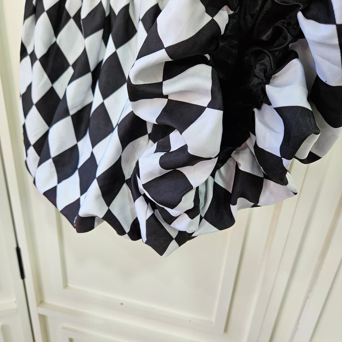 바디라인(BODYLINE) 아가일 벌룬팬츠' 상품이미지6