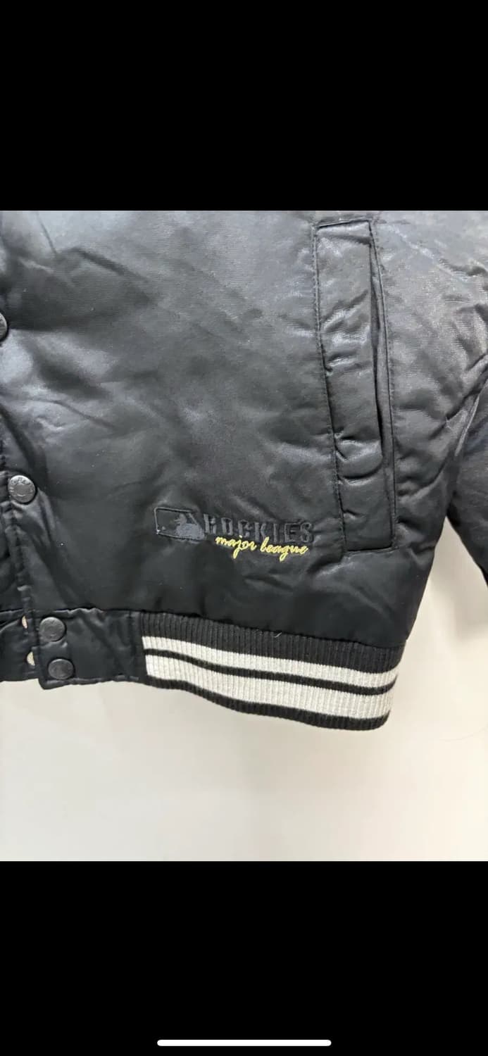 MLB 콜로라도 로커스 블랙 바시티 자켓 H1628 상품이미지4