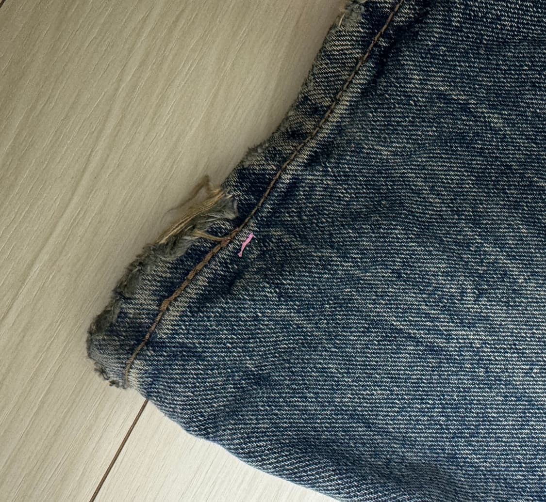 준지 디스트로이드 와이드 데님 상품이미지6