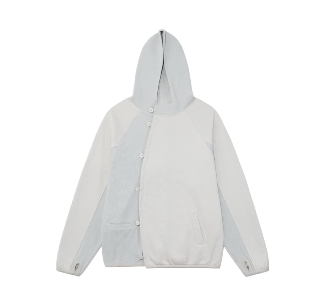 TCM curved button waffle jacket (sky blu 상품이미지1