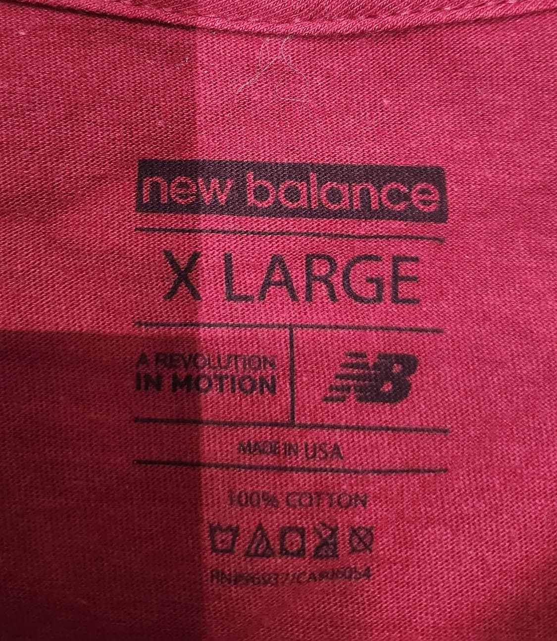 뉴발란스 로고 반팔티 XL 상품이미지3