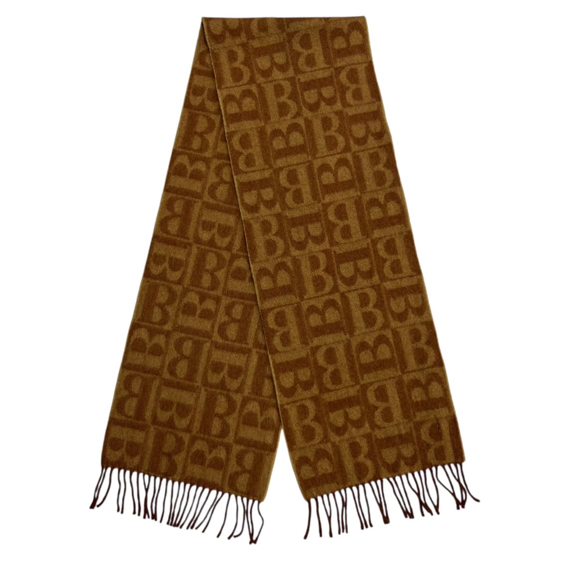 버버리 로고 베이지 캐시미어 머플러 상품이미지4