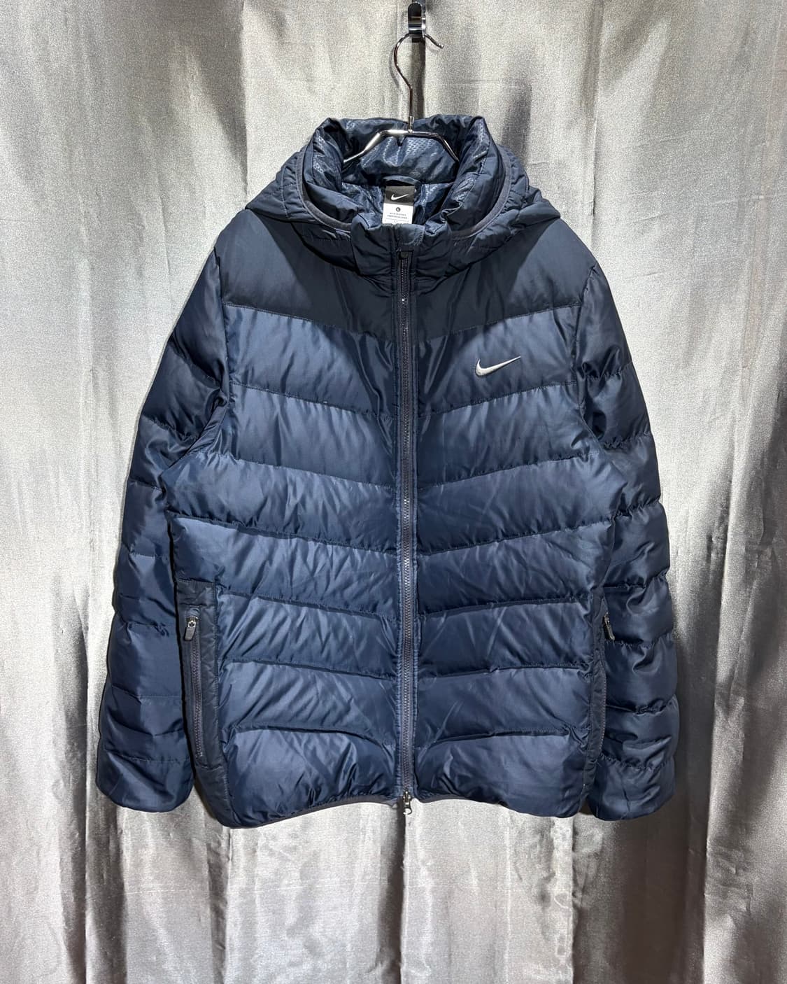 L 나이키 스우시 다크네이비 스몰 패디드 패딩 상품이미지2