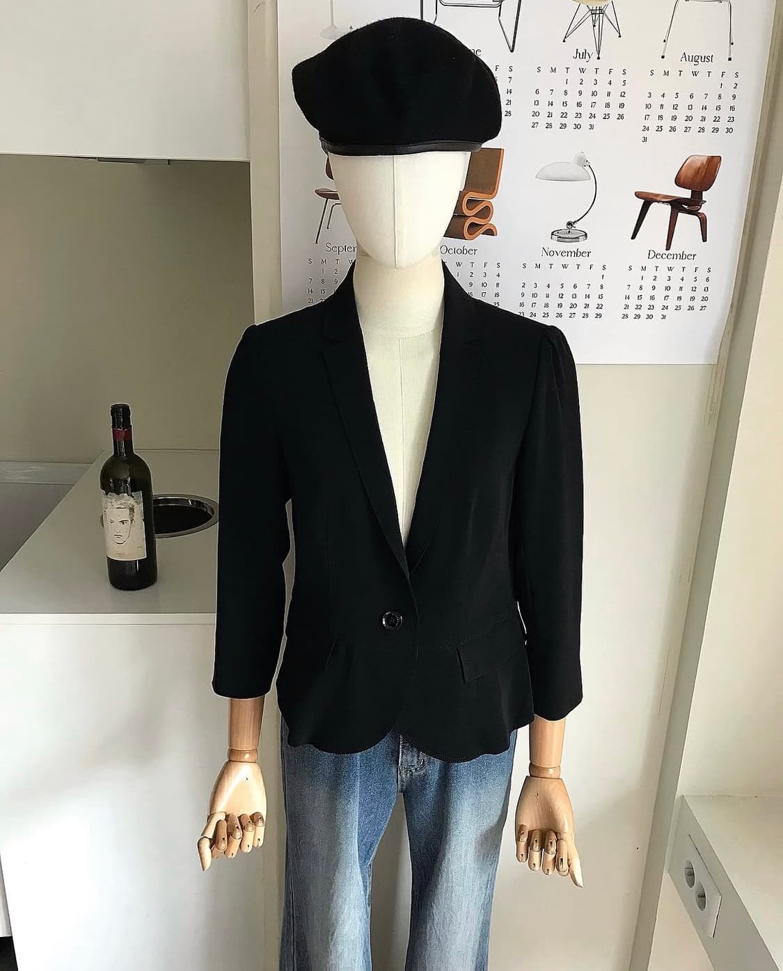 버버리 크롭 퍼프 블레이저 자켓 상품이미지6