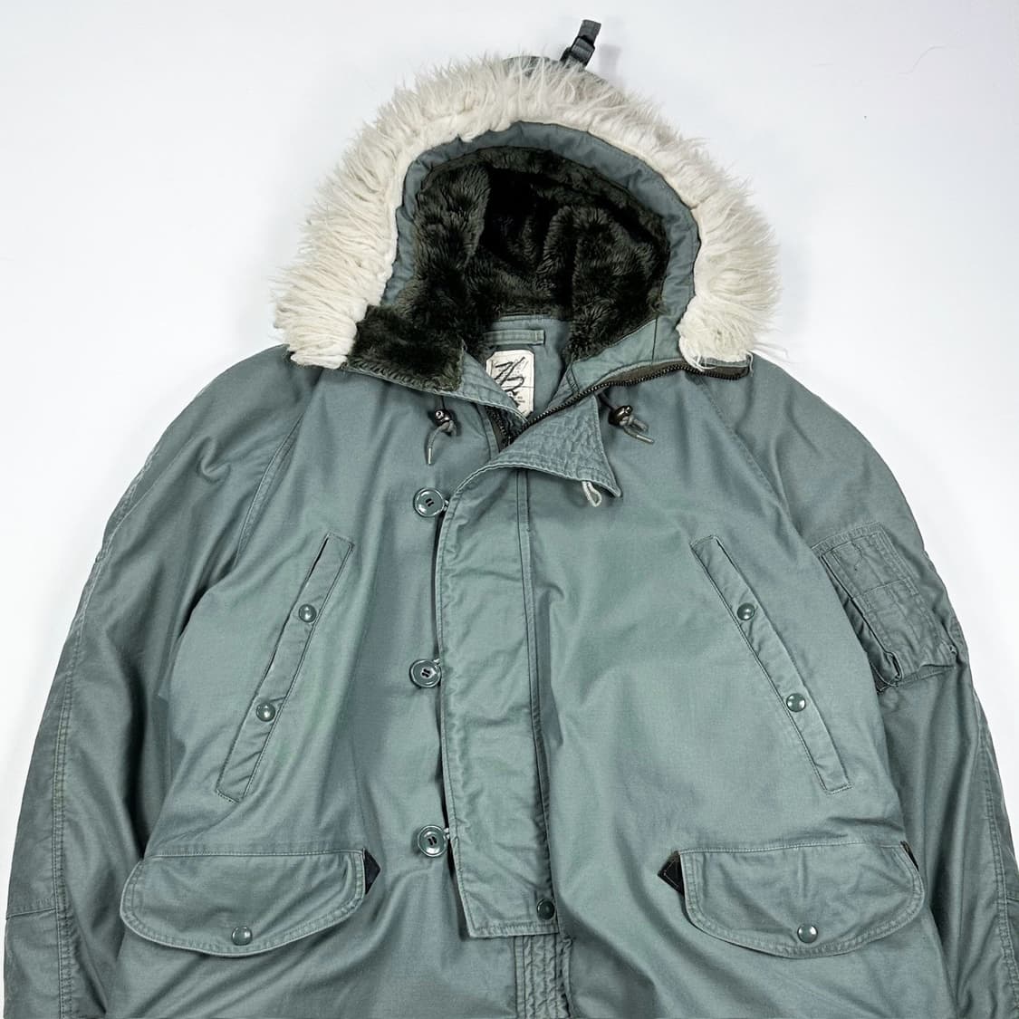 미군 80s 오리지널 N3B 콜드 웨더 야상자켓 (실측 XXL) 상품이미지2