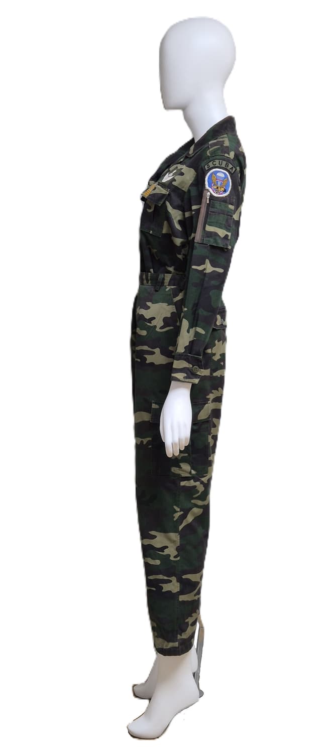 육군 구형 특수전사령부 중사 후기형 여군 독사복 전투복 세트 (L) 상품이미지2
