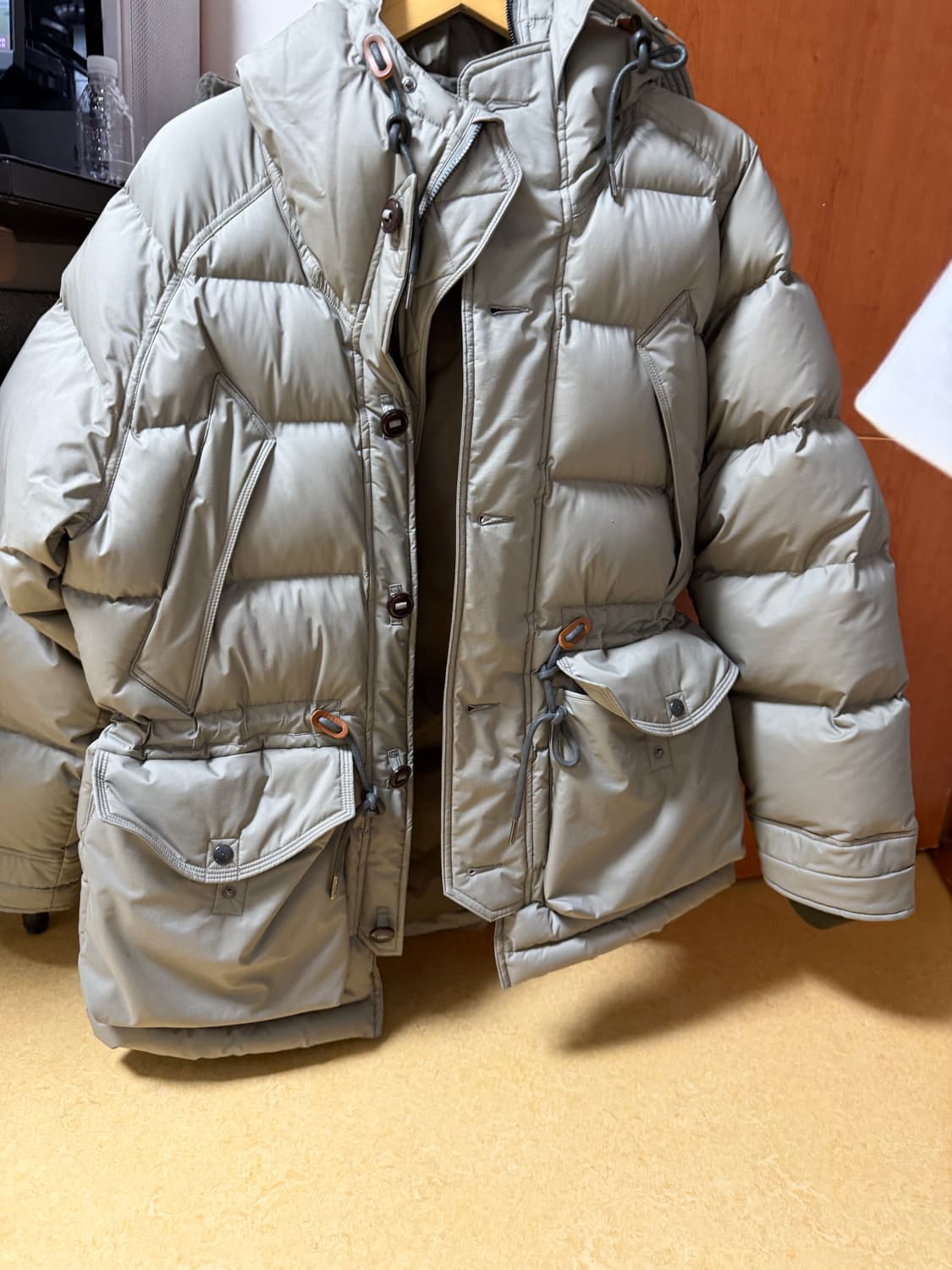 이스트로그 유틸리티패딩 M 샌드 베이지 상품이미지3