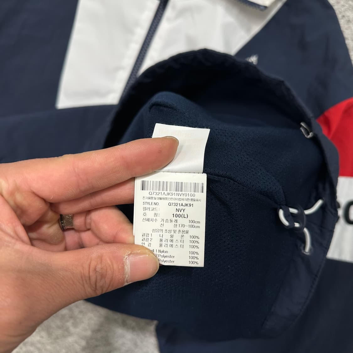 [100] 르꼬끄 바람막이 아노락 상품이미지4