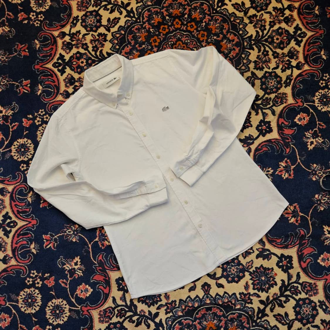 라코스테(Lacoste) 화이트패치 옥스포드셔츠 34size  상품이미지1