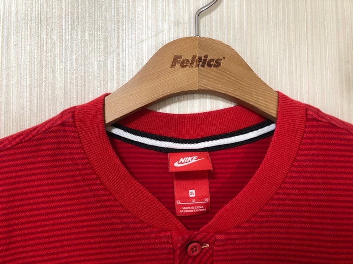 중국슈퍼리그 나이키 2017 광저우 헝다 타오바오 헨리넥 폴로티셔츠 XL 상품이미지4