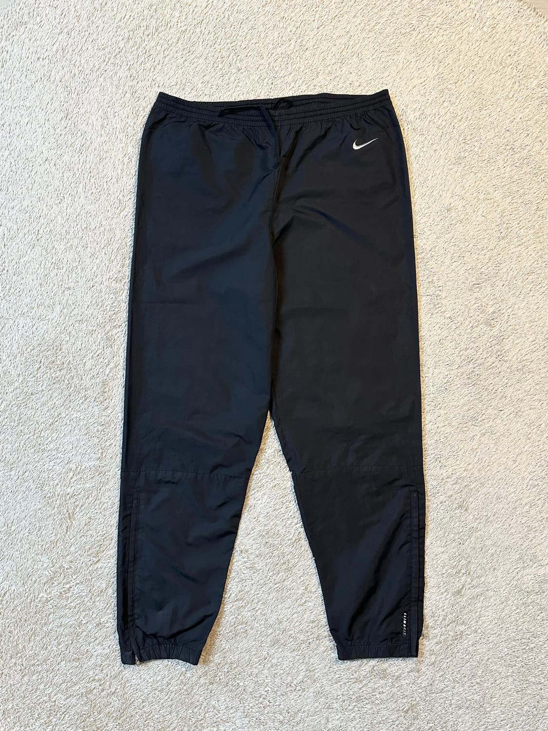 90's 나이키 올드스쿨 스우시 나일론 트랙팬츠 블랙 상품이미지2