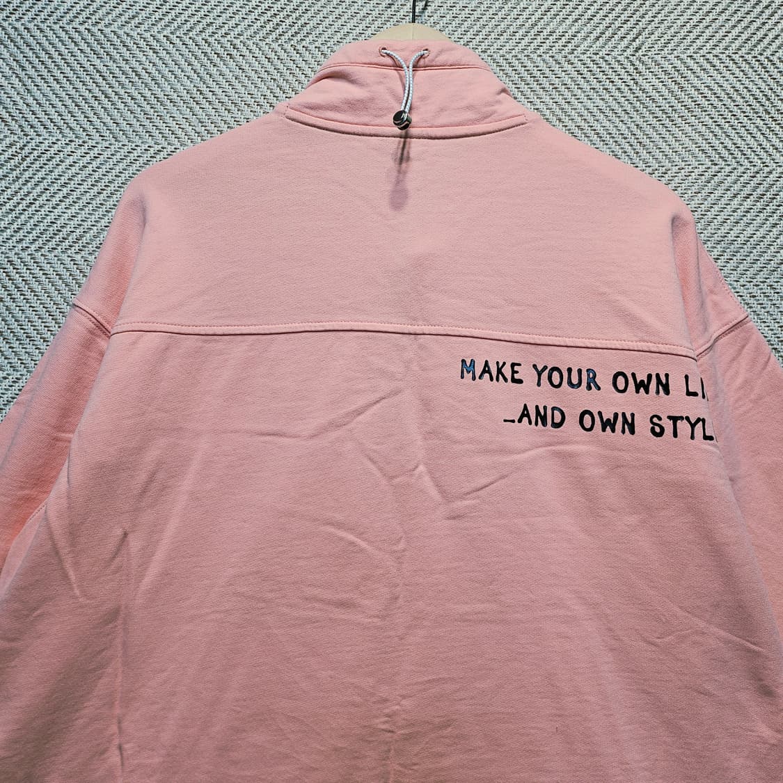 라이프워크 반집업 티셔츠 아노락 남녀공용  상품이미지3