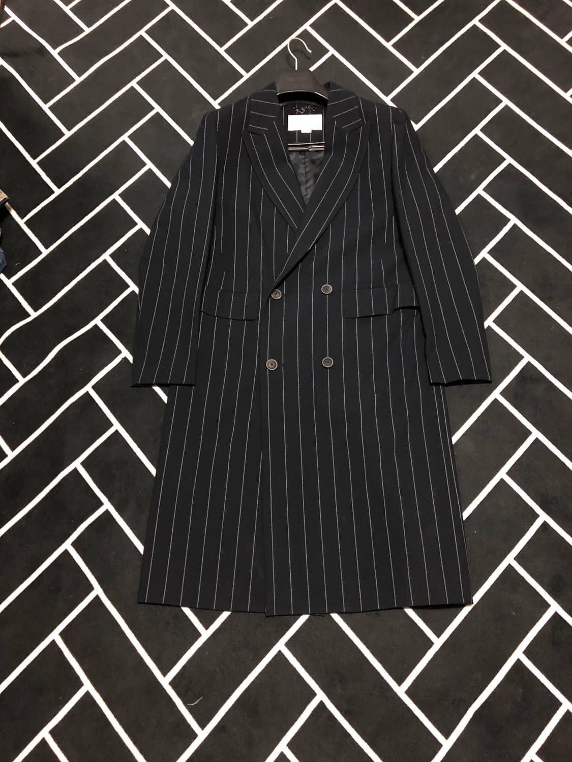 (새제품80%할인초특가)리버클래시 더블레스트라이프 코트/옴므 준지 우영미 상품이미지9