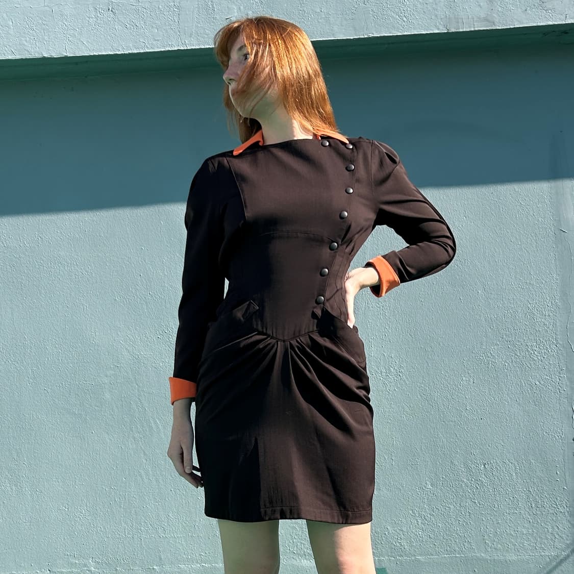 Thierry Mugler Asymmetrical Corset Dress 상품이미지4