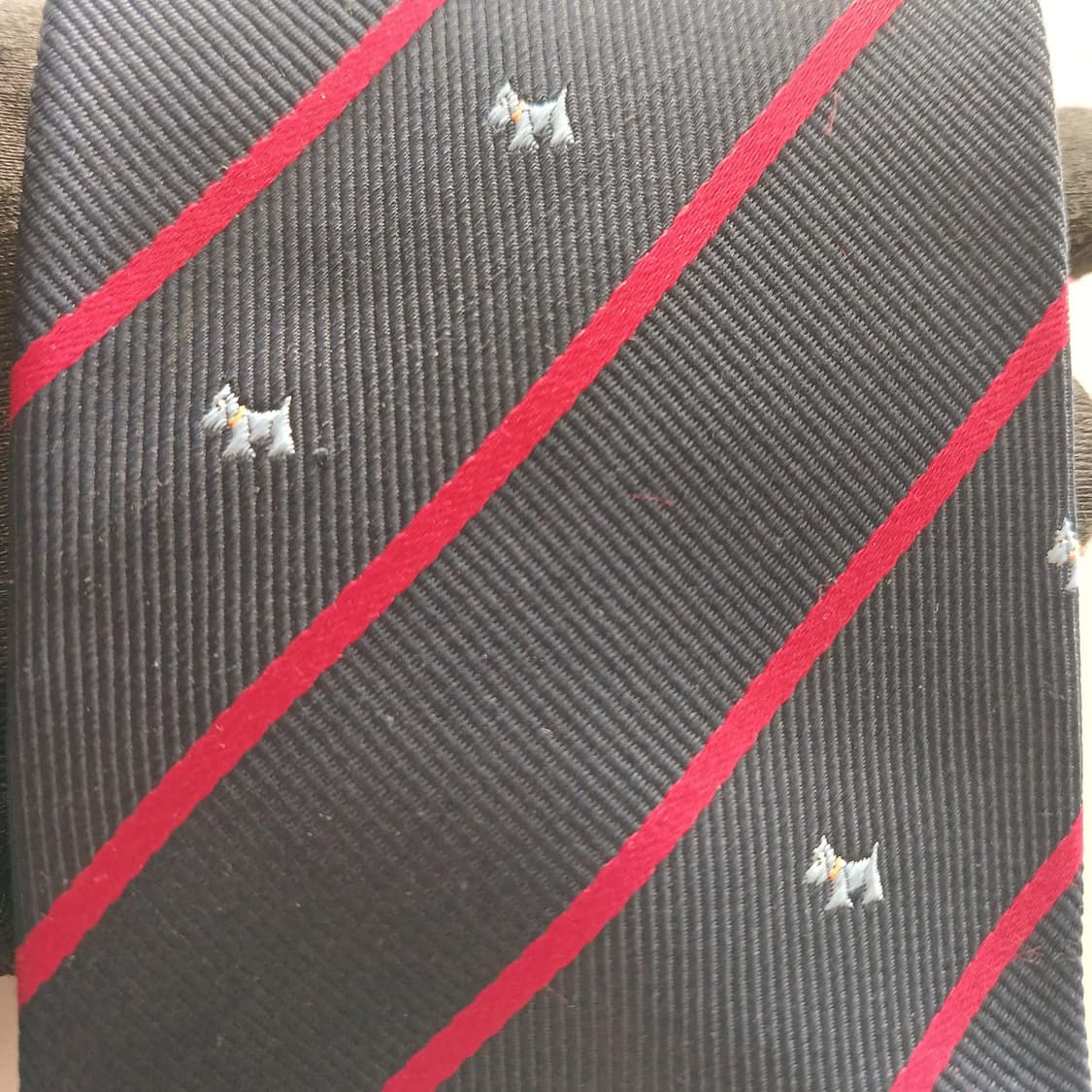 루이까또즈 실크 네이비 스트라이프 넥타이 8.1cm A등급 A18768
 상품이미지6