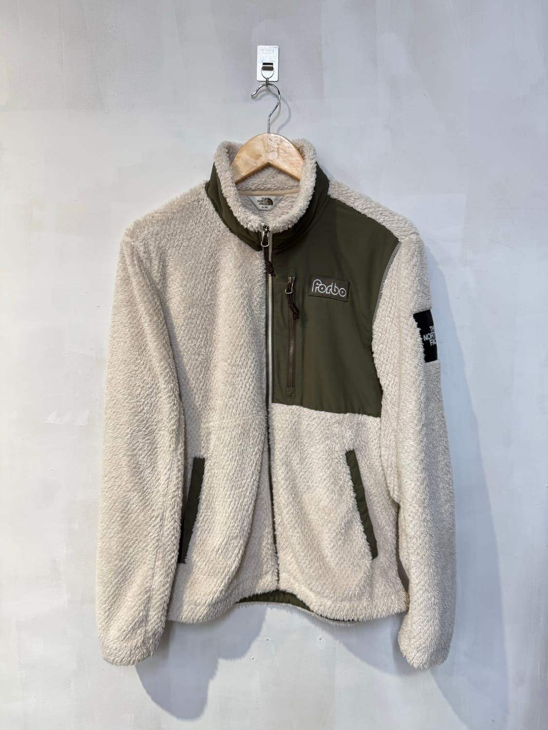 노스페이스 아이보리 플리스 집업 상품이미지1