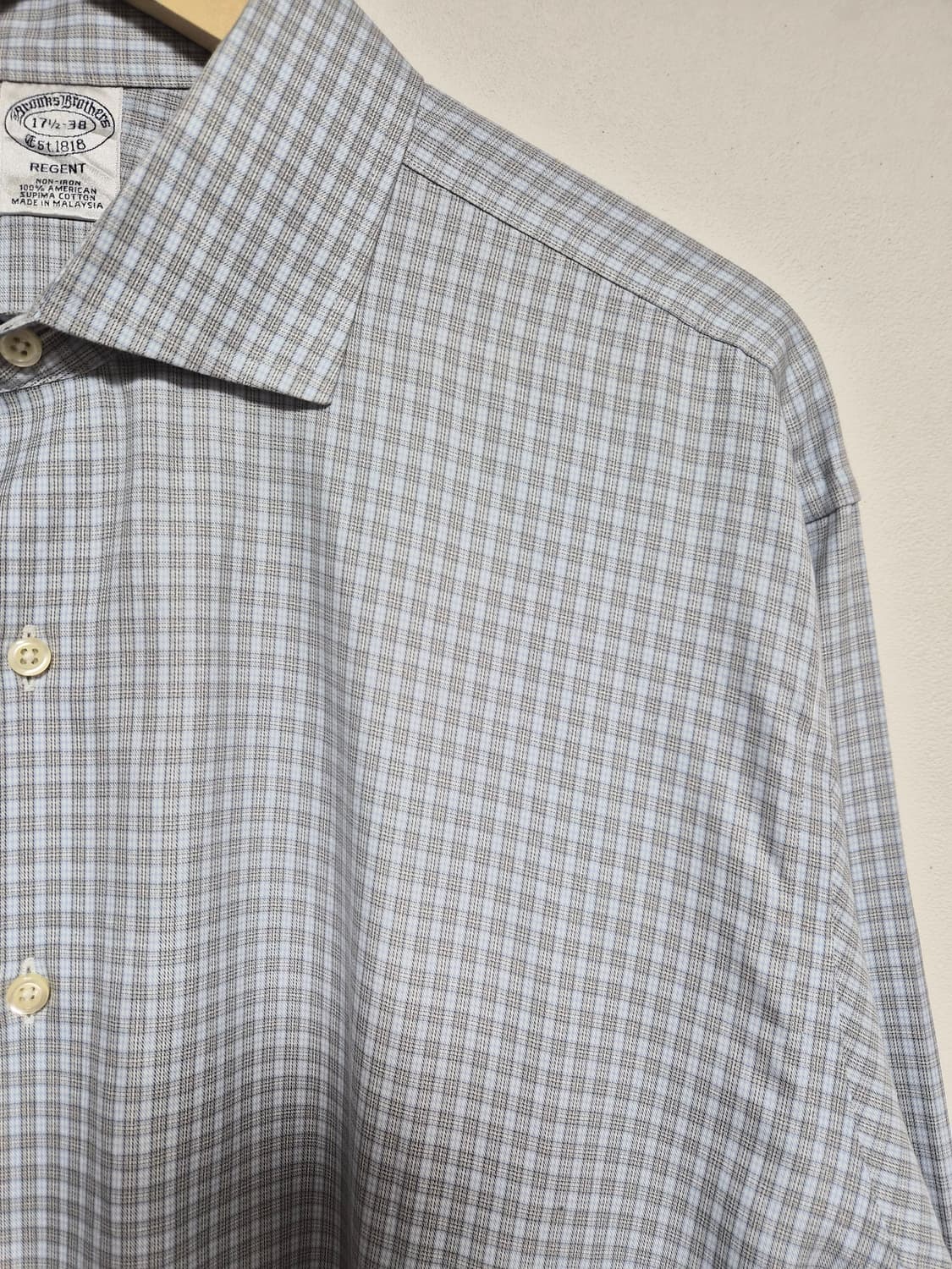 브룩스브라더스 체크 셔츠 2XL사이즈 - S315 상품이미지3