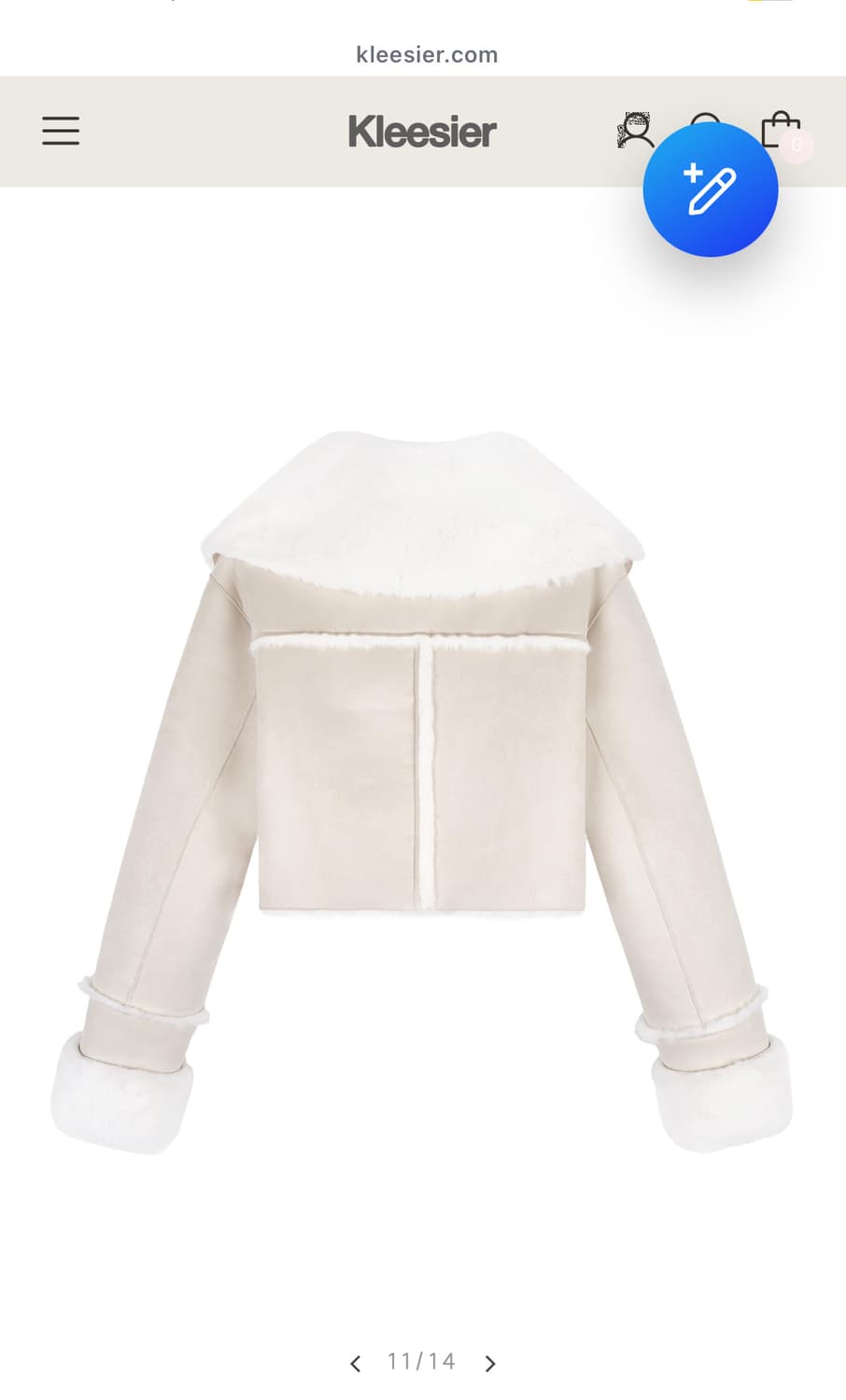 Kleesier 클리시어 크럼블 무스탕 상품이미지2