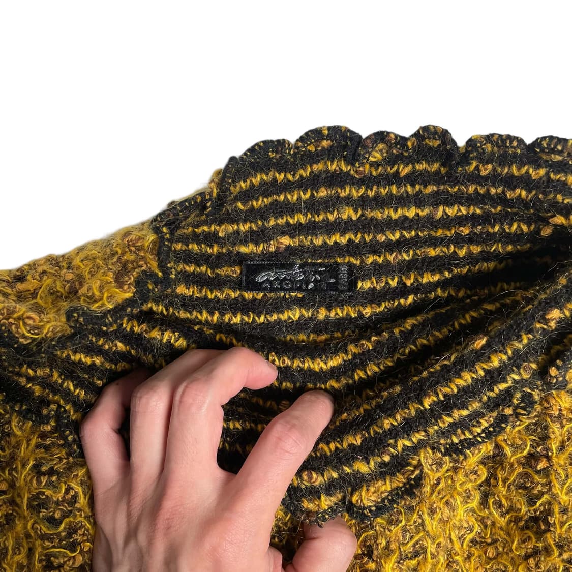 Antoine 모헤어 블렌드 엘로우 니트(france made) 상품이미지9