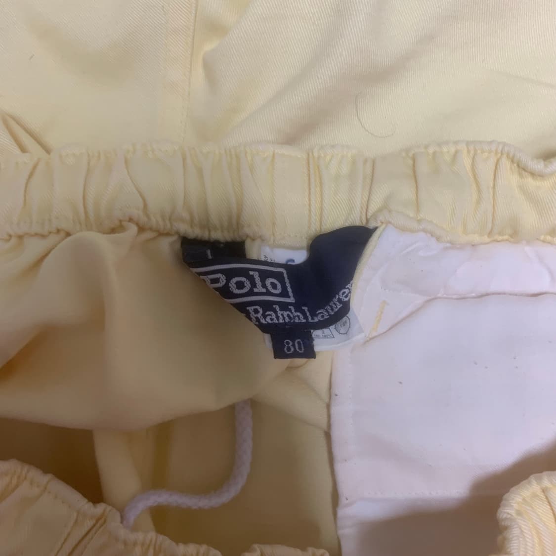 폴로 랄프로렌 라이트 옐로우 반바지 36 상품이미지3