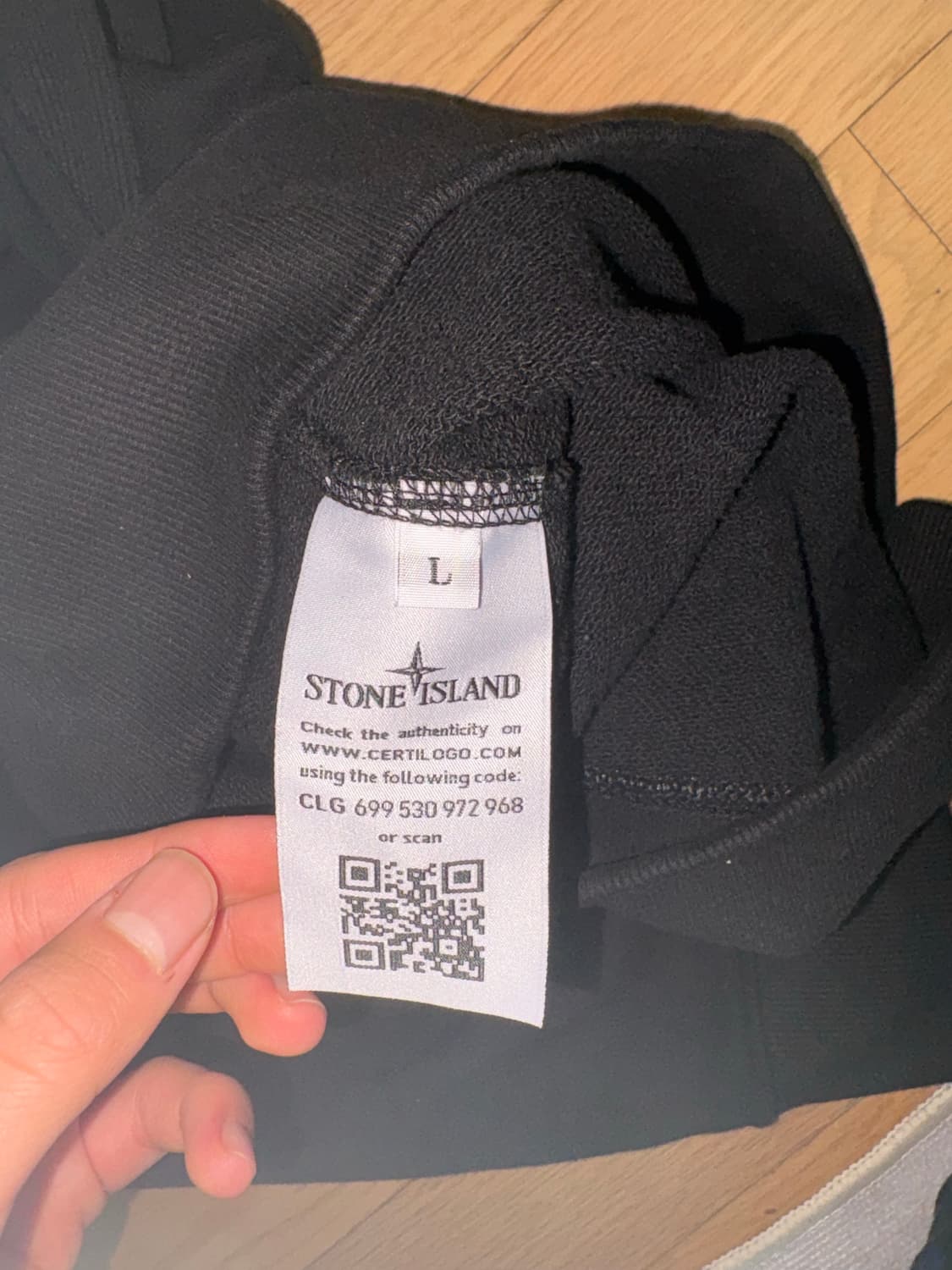 (정품)(백화점 구매) 스톤아일랜드맨투맨 상품이미지4