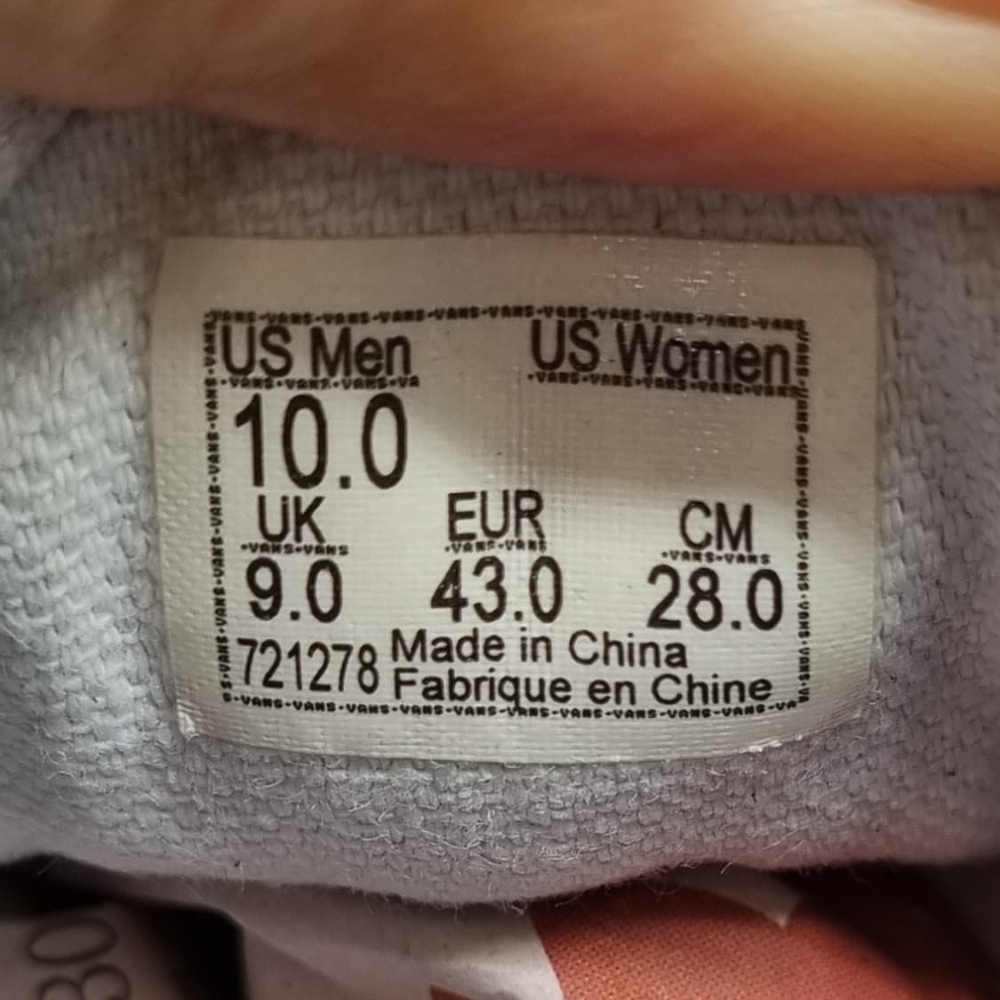 반스 올드스쿨 스웨이드 블루 남성스니커즈280 상품이미지6