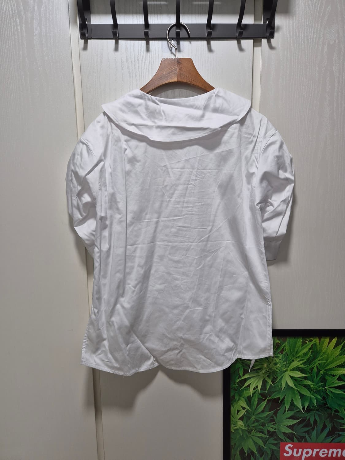 (타임세일)(새상품)RAVI+N 화이트 세일러 블라우스 상품이미지10