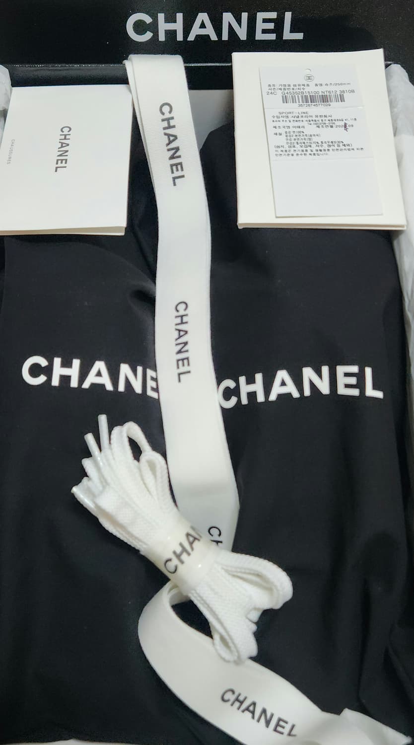 [정품]24C샤넬 스니커즈 운동화 파스텔 38 (남녀공용)새상품급한정판  상품이미지9