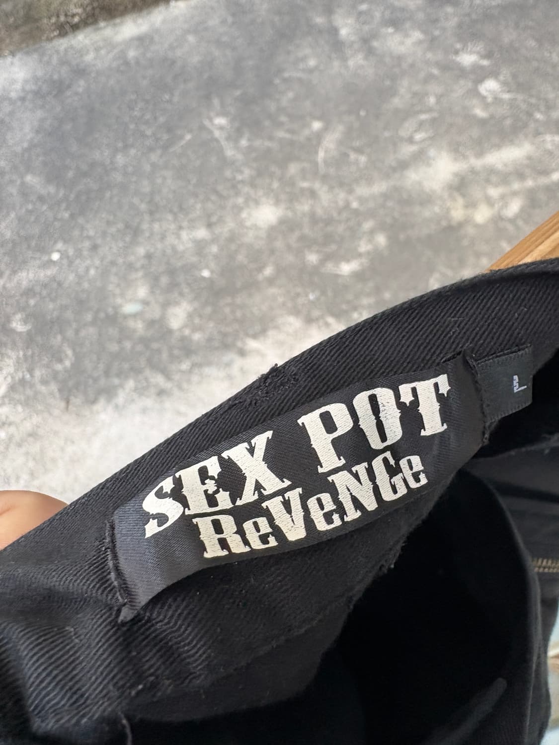 섹스팟리벤지 본디지 카고 팬츠 상품이미지6