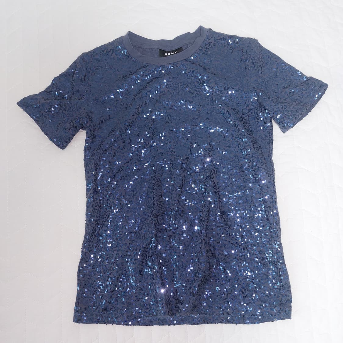  DKNY y2k spangle glitter t shirt 상품이미지1