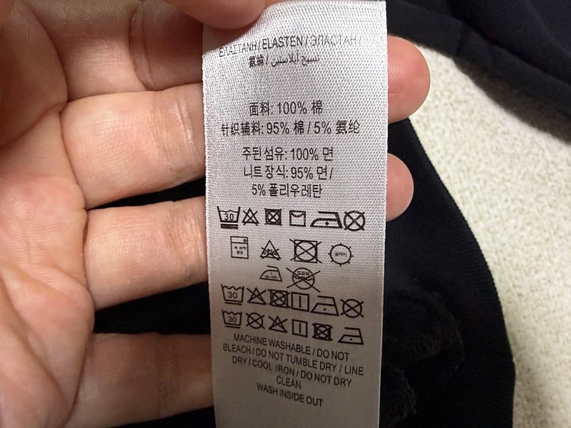 버버리 후드 티셔츠 여성용 90호 55사이즈 상품이미지6