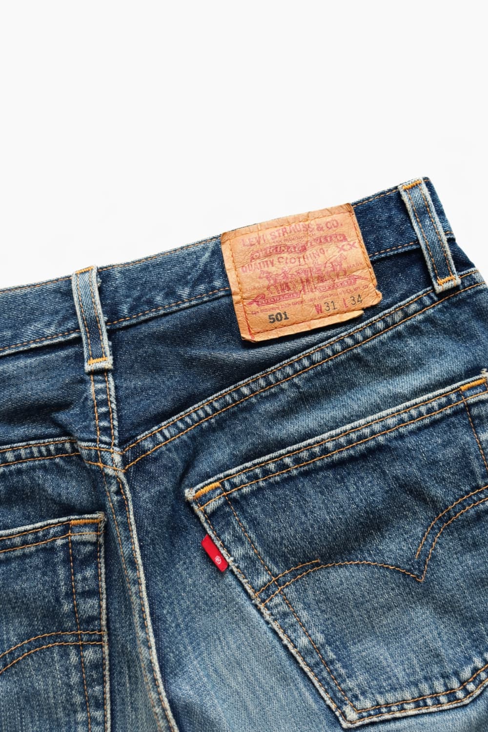 00s 리바이스 501 워싱 데님 30" MADE IN USA 상품이미지10