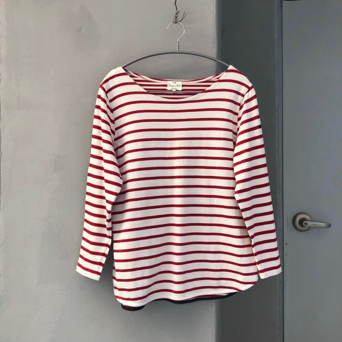 23X red stripe tee 레드 단가라티 상품이미지1