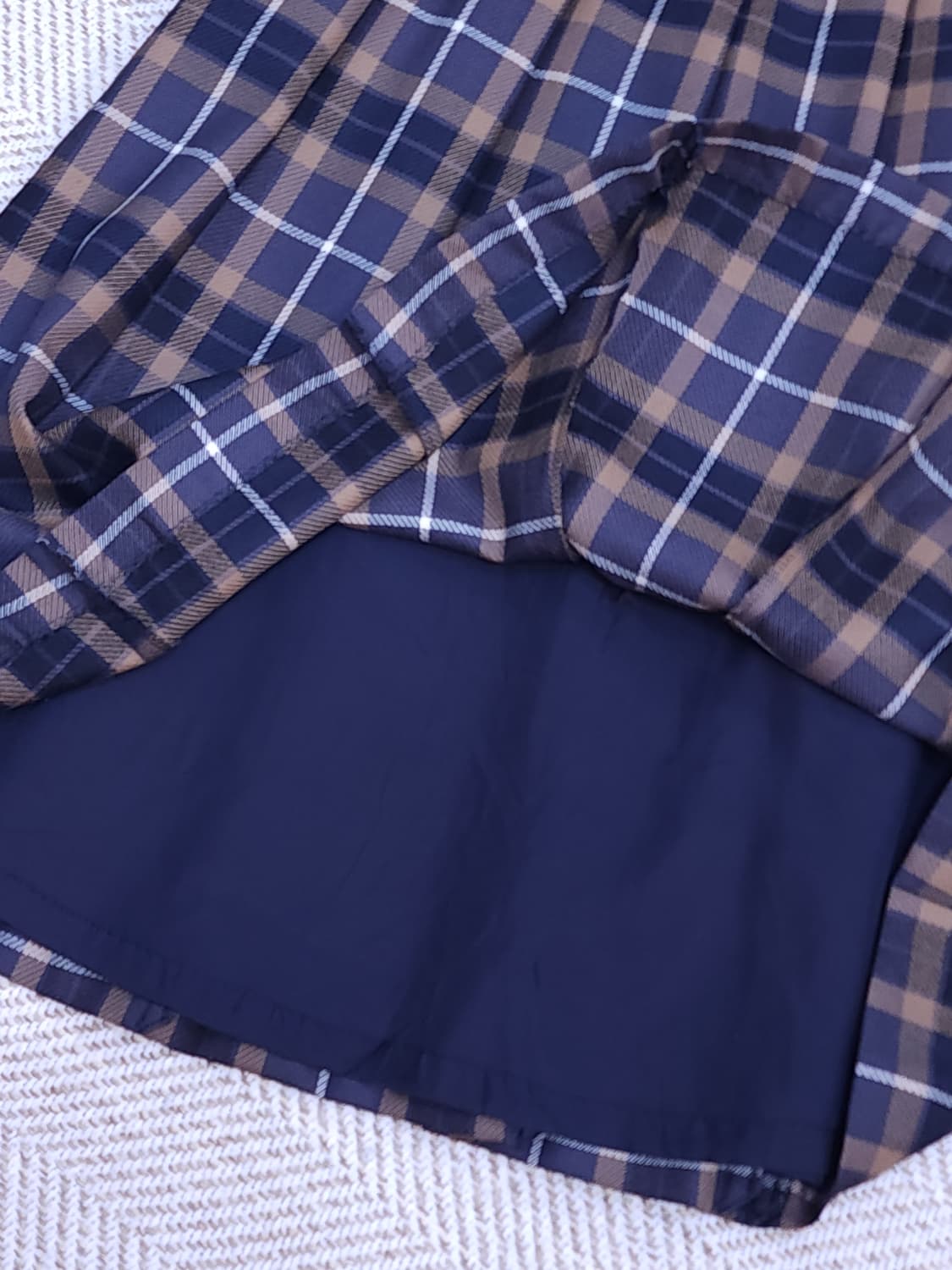 레일리안 27인치 체크스커트 상품이미지6