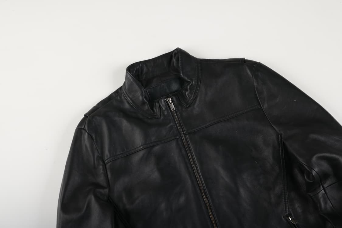 [L] 폴리스 양가죽 블루종 자켓 상품이미지2