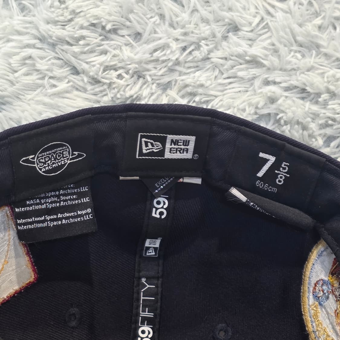L7-5:뉴에라 59FIFTY NASA 스페이스 아카이브 캡 블랙60.6 상품이미지9
