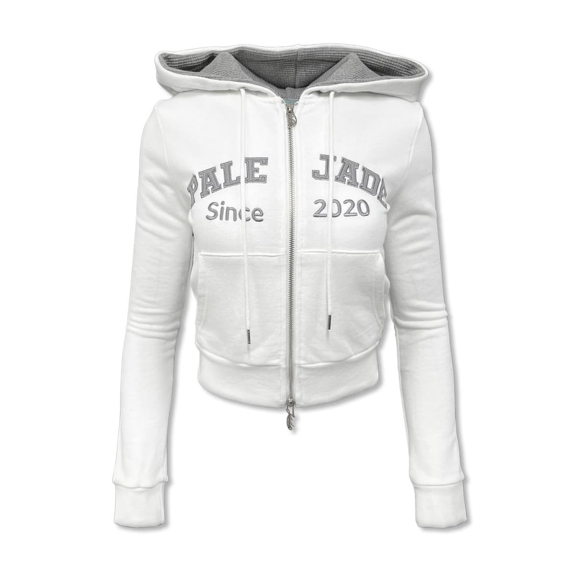 페일제이드 레트로 패치 후드집업 화이트 m 상품이미지1