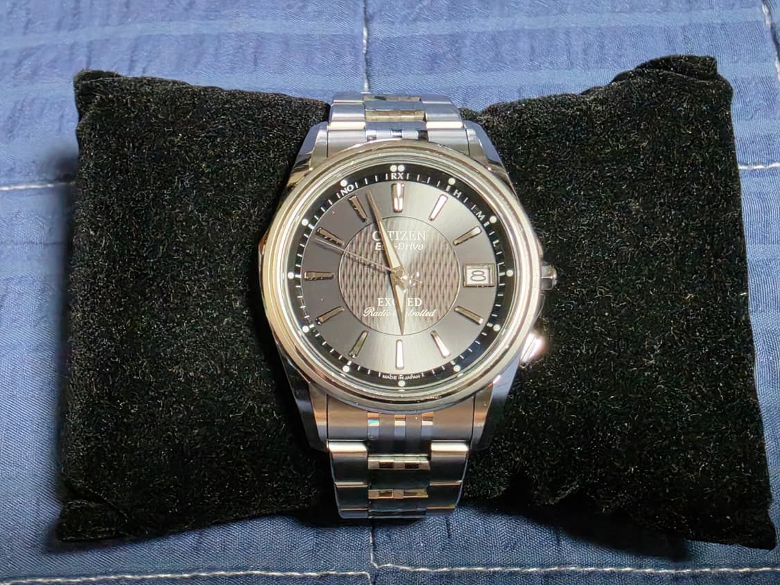 시티즌 시계 익시드 EBG74-2644 22년 일본 스탬핑, 작년 배터리 상품이미지1
