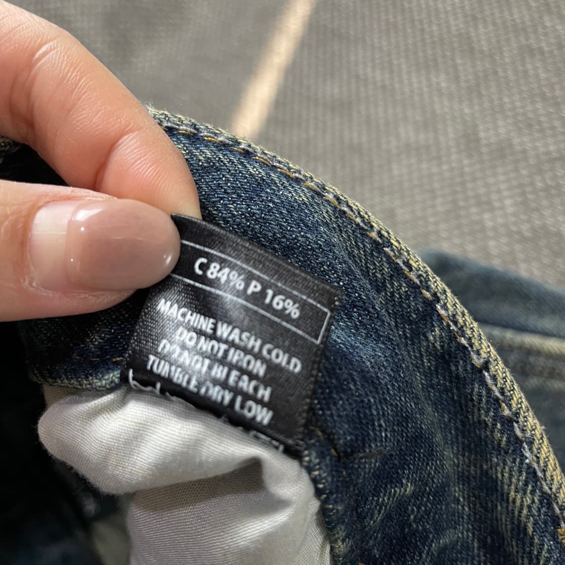 (32) 낫포너드 데미지 데님 팬츠 L 상품이미지7