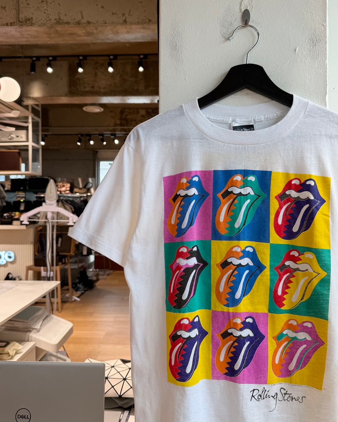 롤링 스톤스 화이트 1989 투어 하프티  상품이미지4