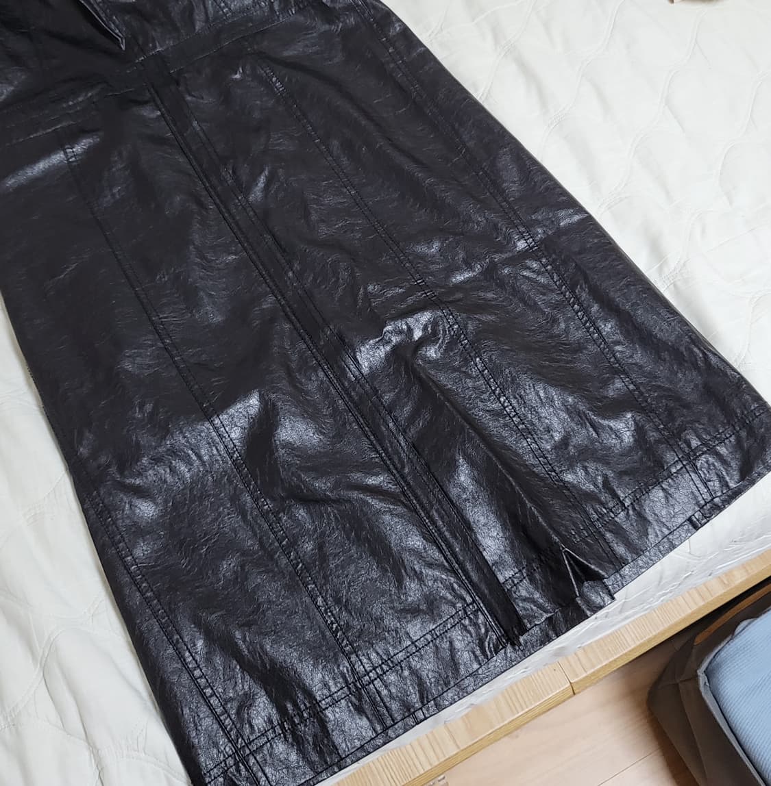 오픈와이와이 더오픈프로덕트 레더 홀터넥 원피스 오픈YY 상품이미지7