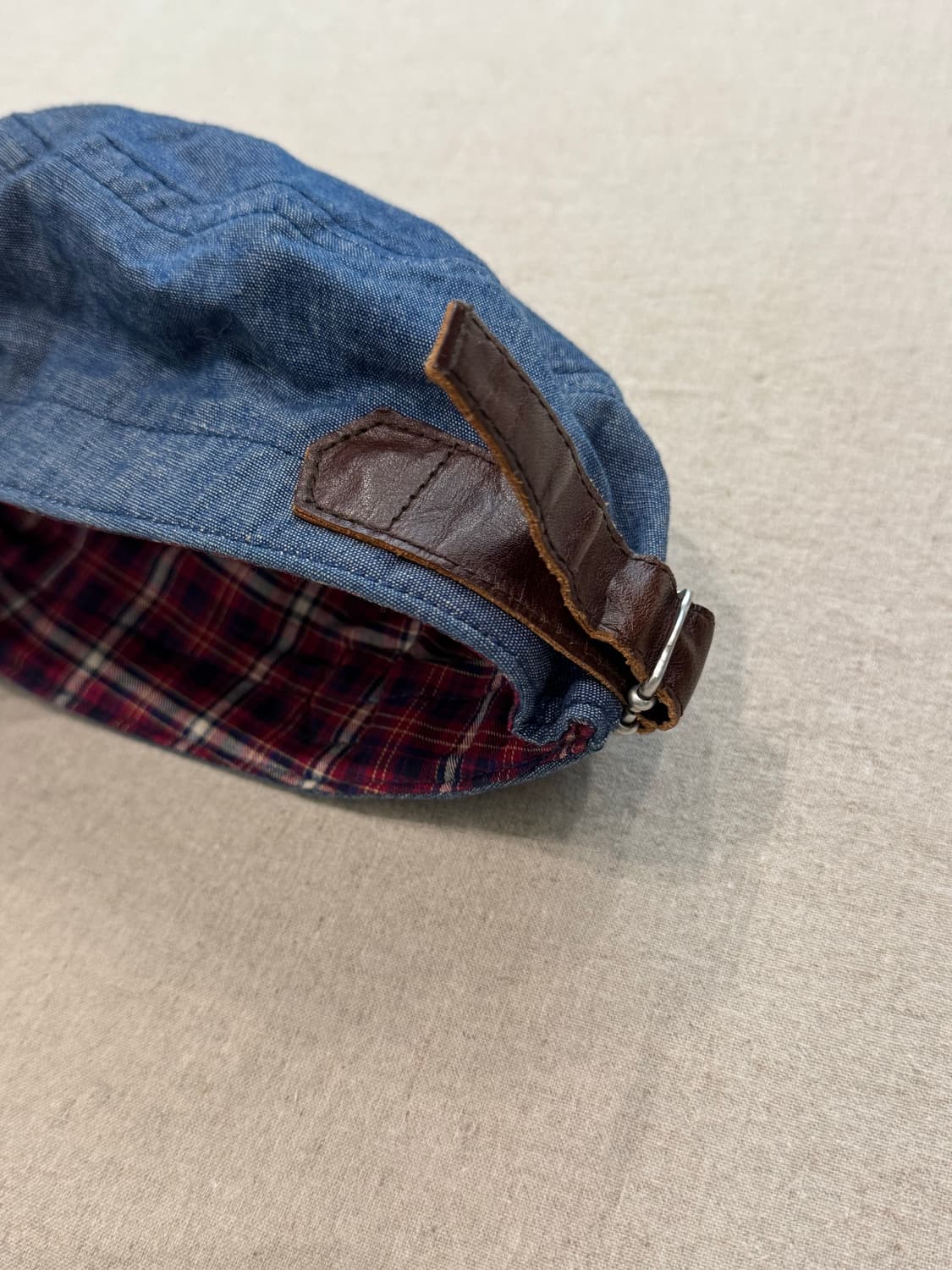 준야와타나베 레더 스트랩 캡 상품이미지2