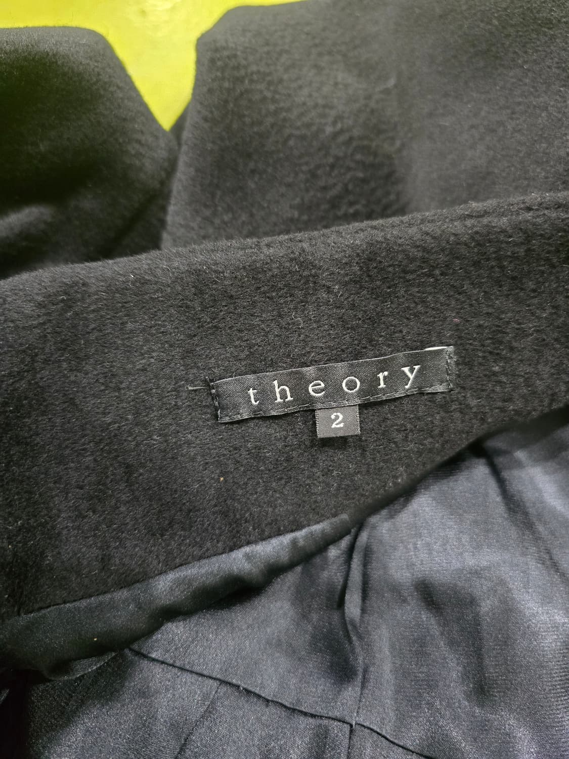 Theory 블랙 플레어핏 여성 코트 상품이미지10