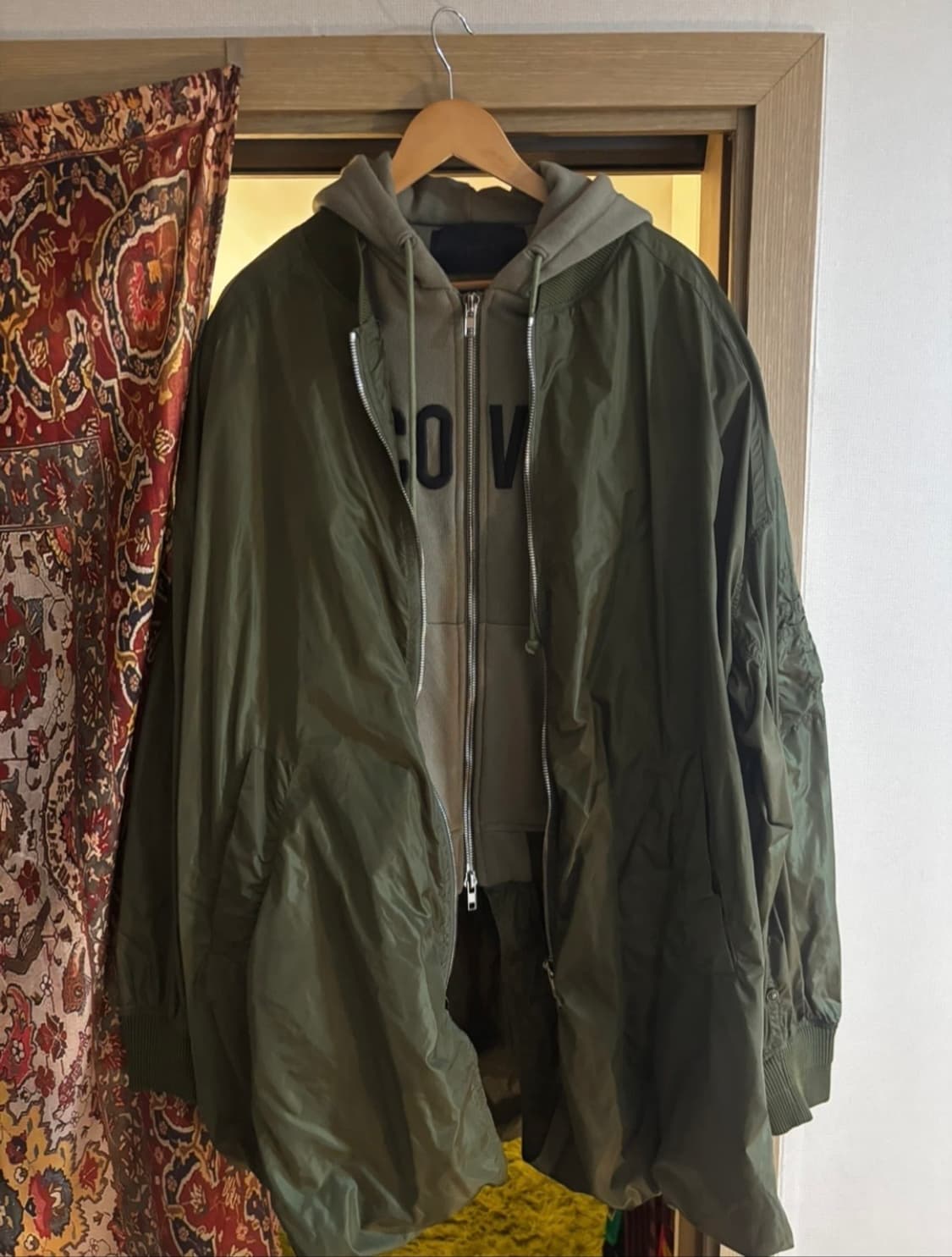 준지 낙하산 야상 후드자켓 (46) 상품이미지1