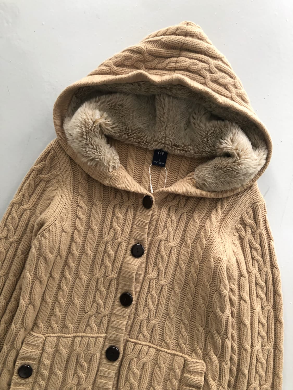 gap) knit hood cardigun  상품이미지2