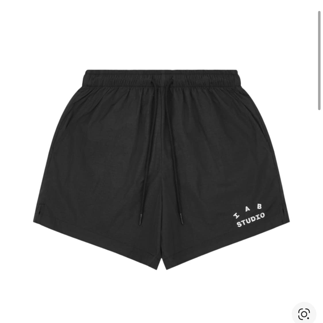 [M] 아이앱 우븐 쇼츠 블랙 새상품 23fw 상품이미지1