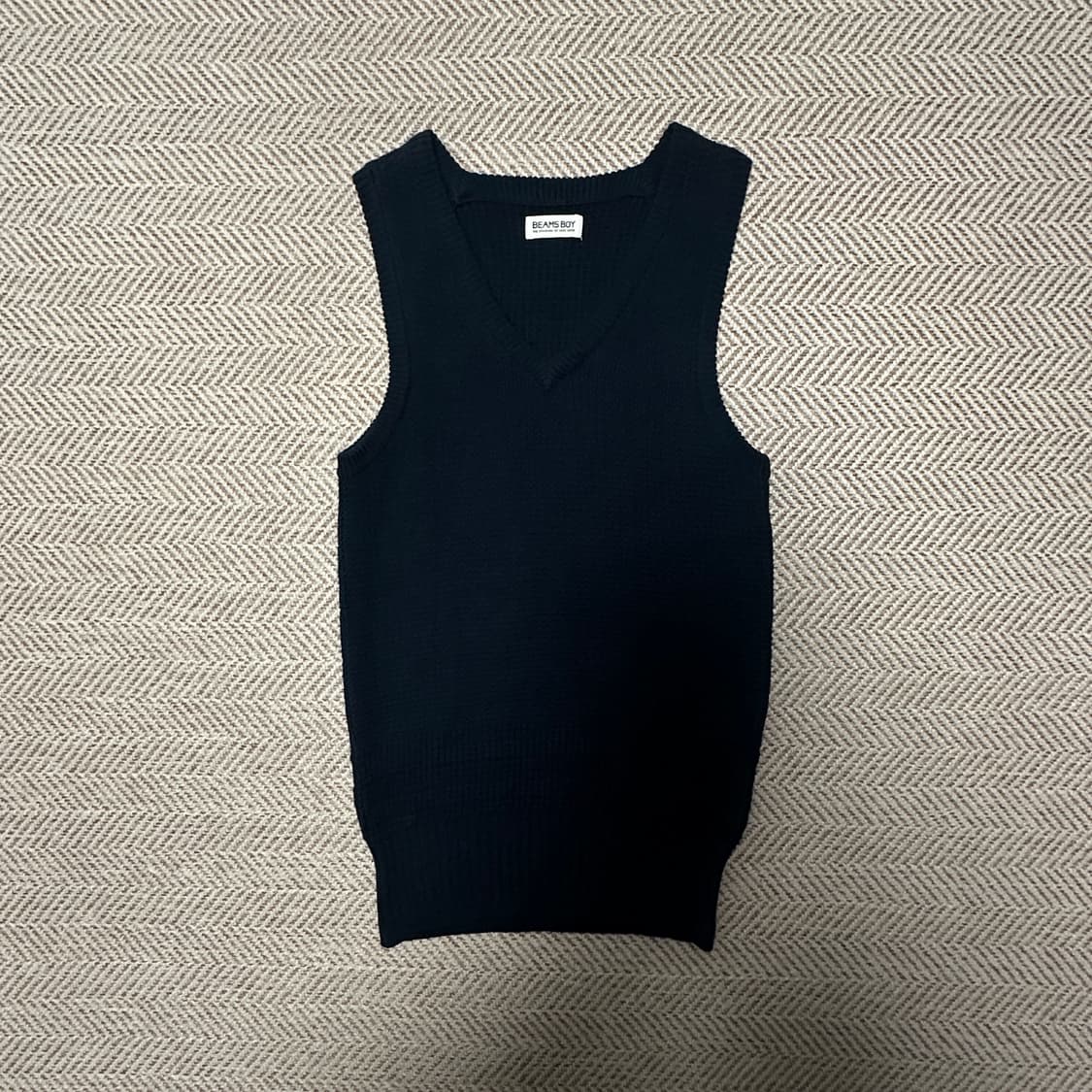 BEAMS BOY knit vest 상품이미지1