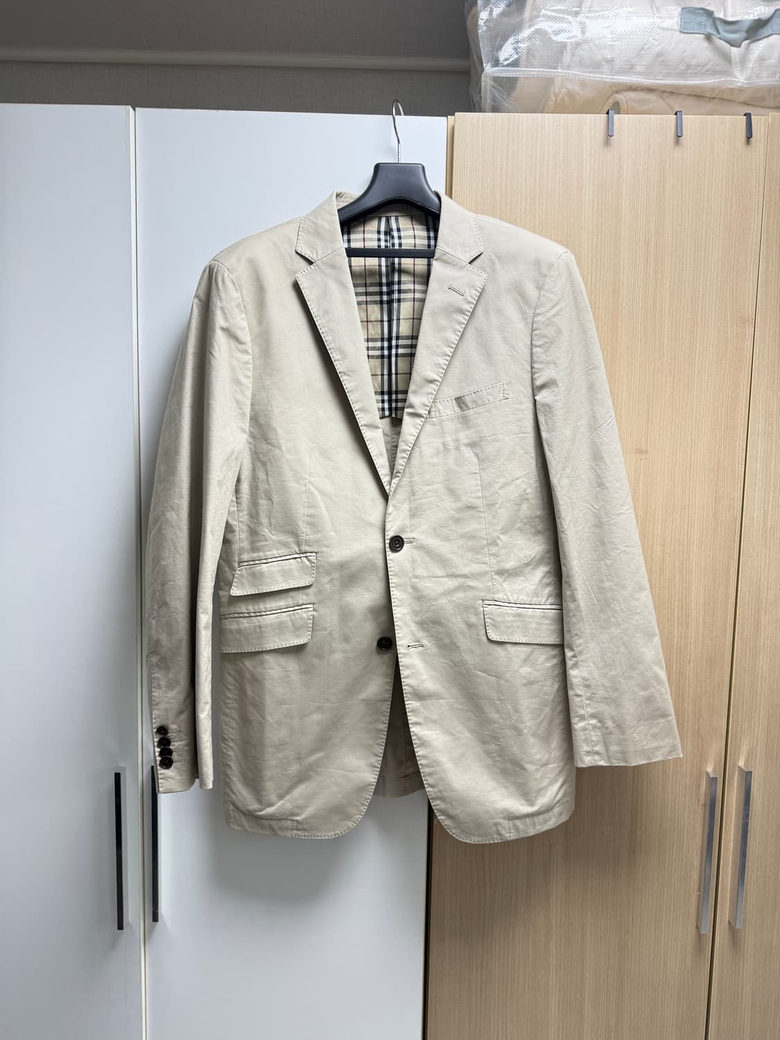 버버리 코튼 블레이저 자켓 상품이미지1